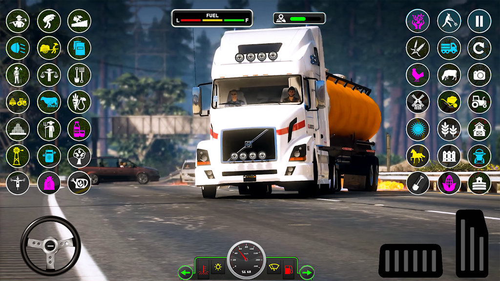 Real Cargo Truck Driving Games ဖန်သားပြင်ဓာတ်ပုံ 3