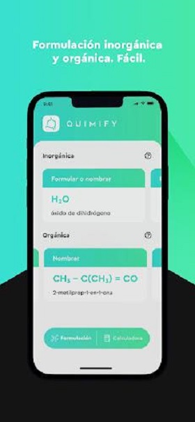 Quimify: Nomenclatura Química Ảnh chụp màn hình 3