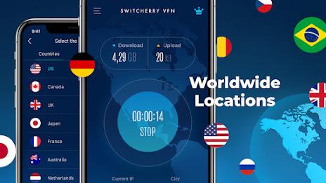 Switcherry VPN & WiFi Proxy Schermafbeelding 4