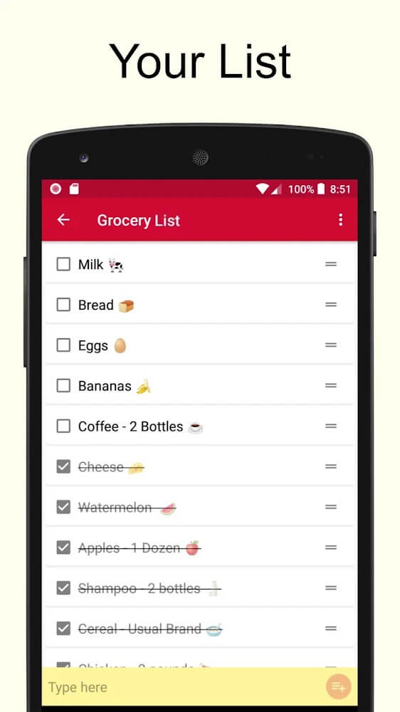 Shopping List - Simple & Easy Screenshot 3