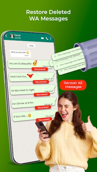 All Recover Deleted Messages Ảnh chụp màn hình 4