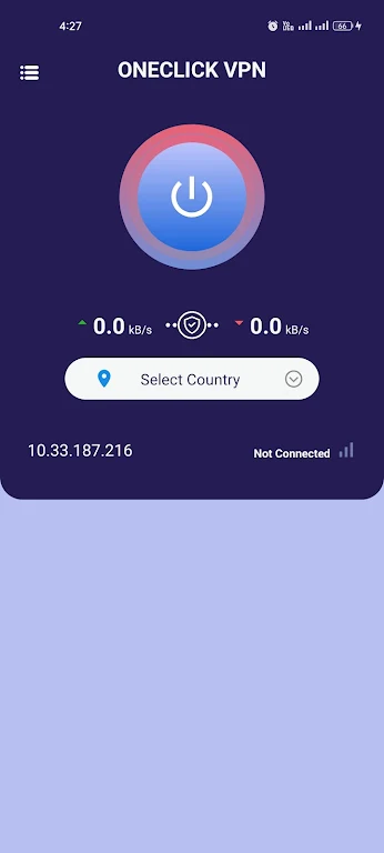 OneClick VPN - Turbo VPN App Tangkapan skrin 1