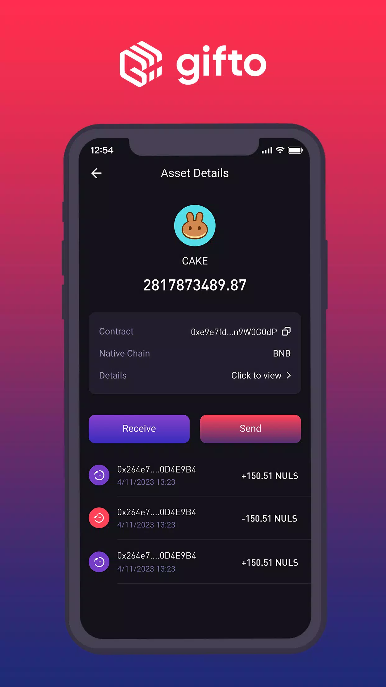 GFT Wallet Ảnh chụp màn hình 3