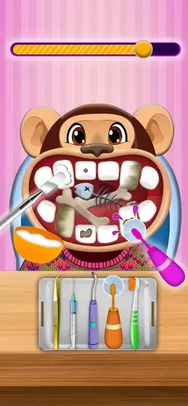 Hippo's Doctor : Dentist Games Screenshot 2