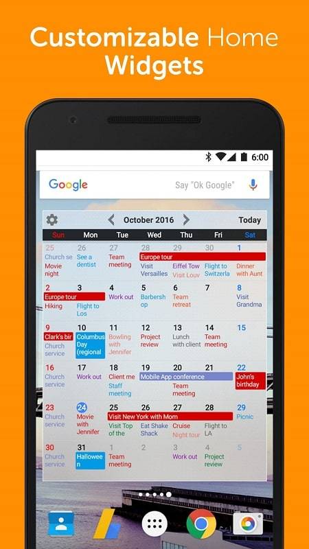 Calendar+ Schedule Planner Captura de tela 1