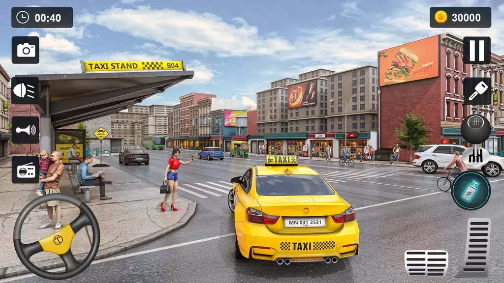 Taxi Simulator 3D - Taxi Games Zrzut ekranu 3