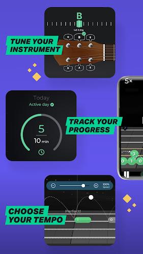 Yousician: Learn Guitar & Bass Screenshot 1