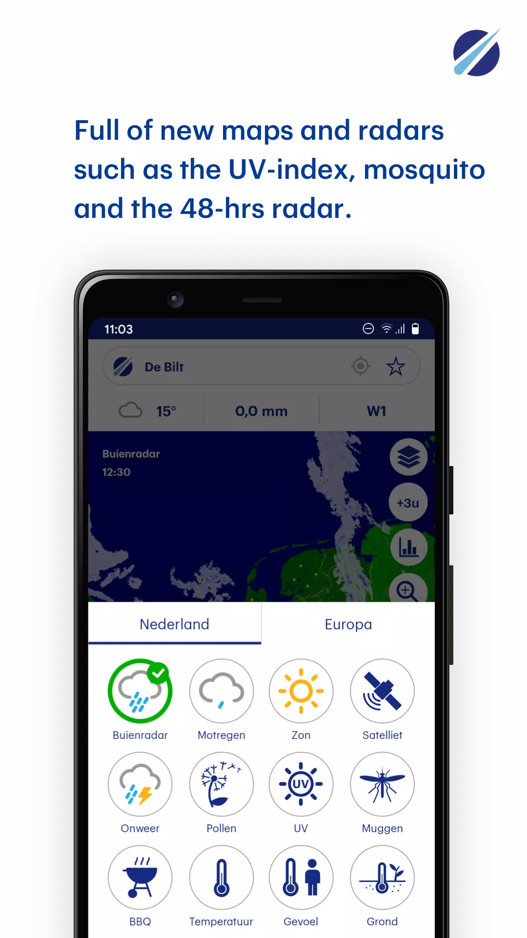 Buienradar Captura de pantalla 3