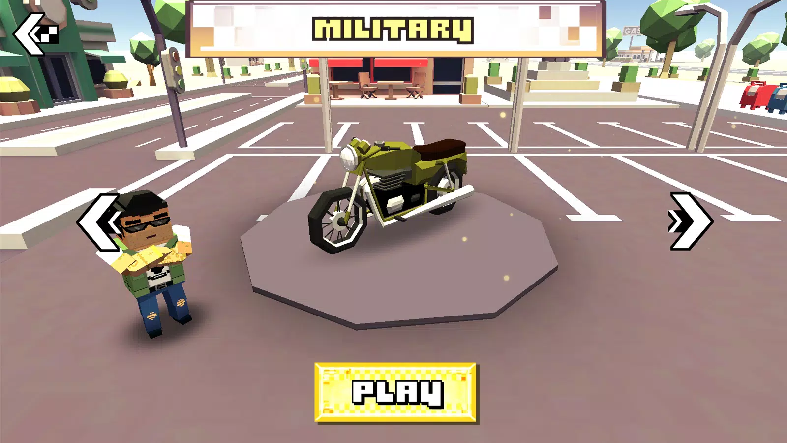 Blocky Moto Racing Screenshot 3