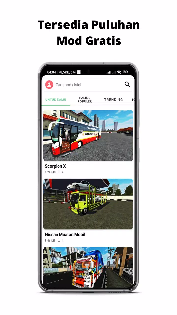 Mod BUSSID Truk Canter Tawakal應用截圖第2張