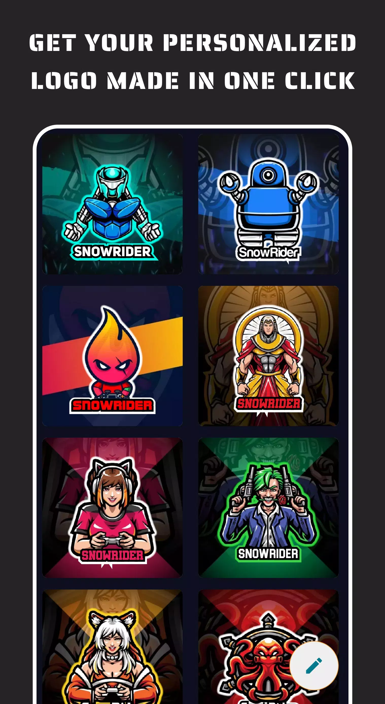 Esportify: Gaming Logo Maker 스크린샷 1
