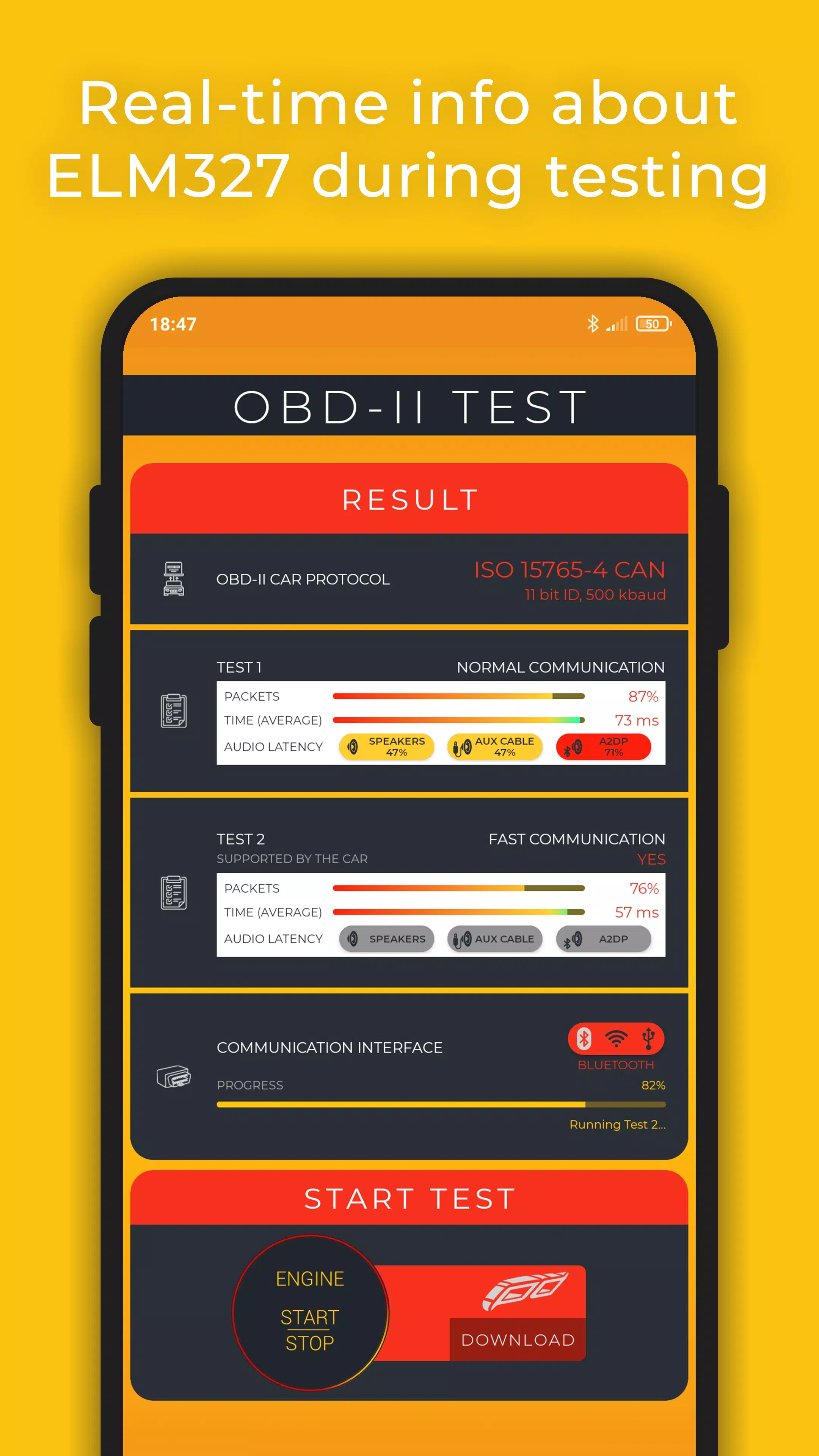 OBD2 Test Скриншот 4