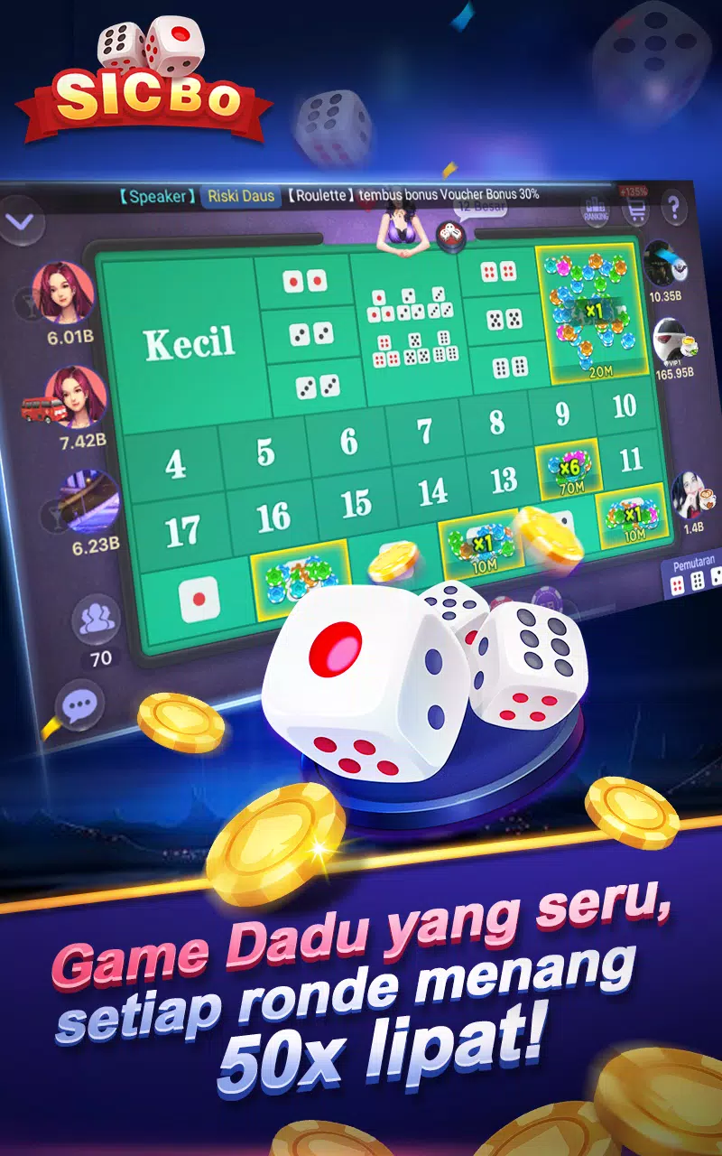 SicBo Casino Dice Game Captura de tela 4