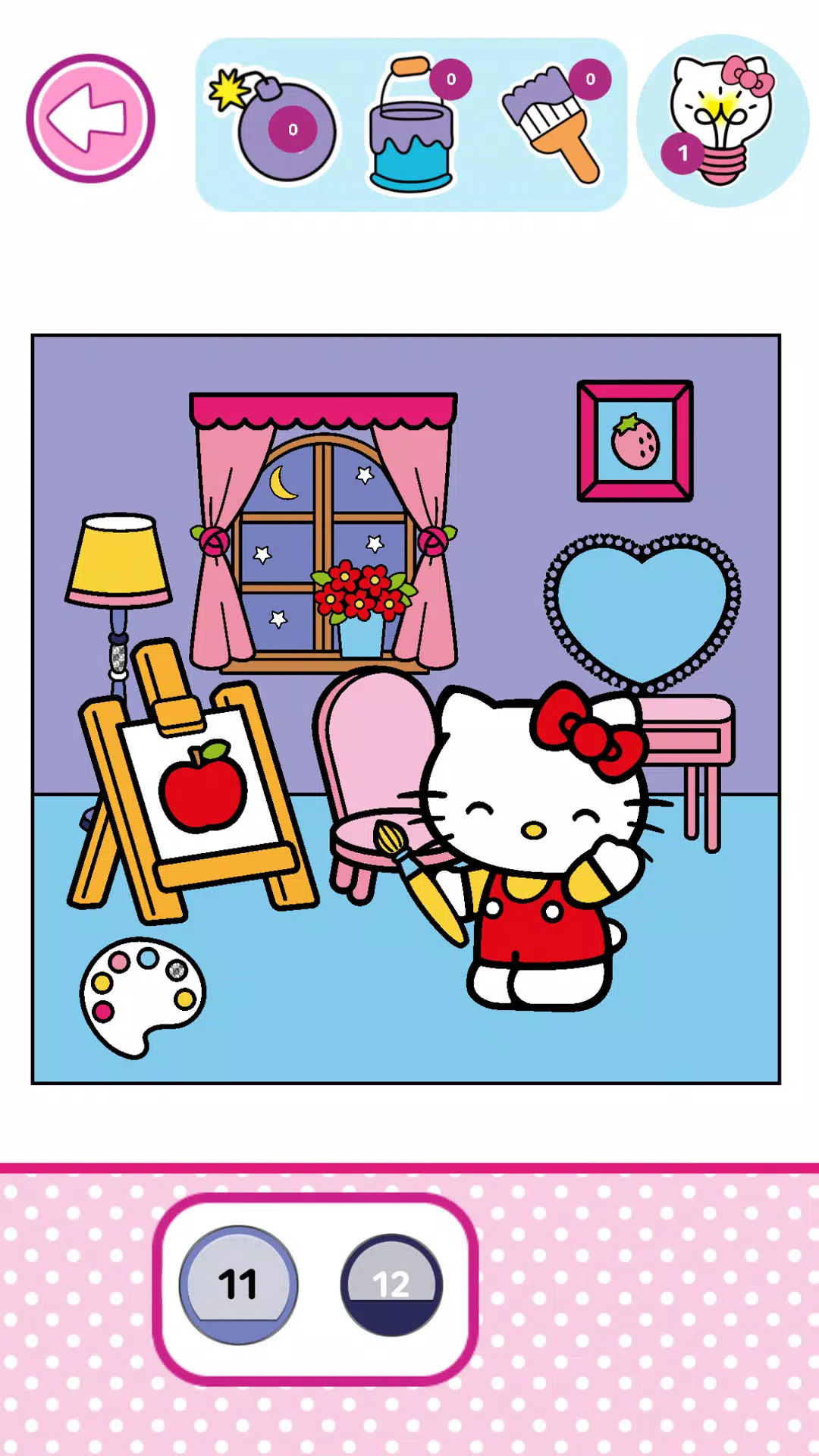 Hello Kitty: Coloring Book Ekran Görüntüsü 4