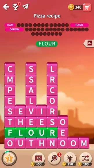 Word rescue: adventure puzzle Schermafbeelding 1