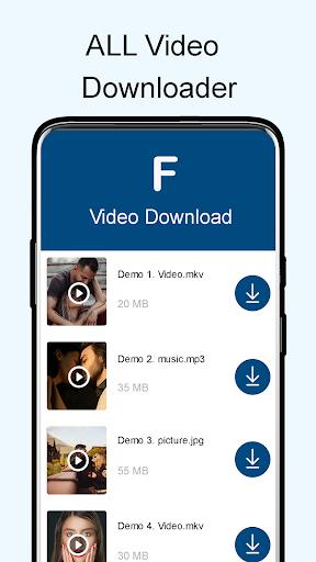 X Hot Video Downloader- Free Video Downloader 2021 スクリーンショット 1