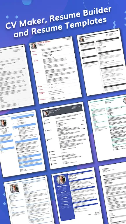 CV Maker, Resume Builder - PDF Capture d'écran 4