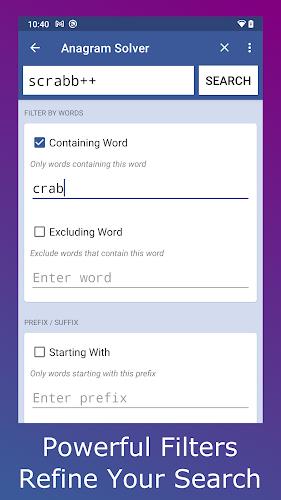Anagram Solver Captura de tela 4