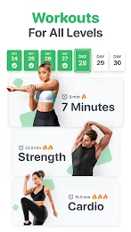 Home Fitness Coach: FitCoach स्क्रीनशॉट 1