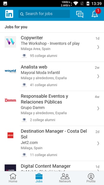 LinkedIn Lite Captura de tela 4