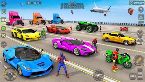 Superhero Game: Ramp Car Stunt ภาพหน้าจอ 4