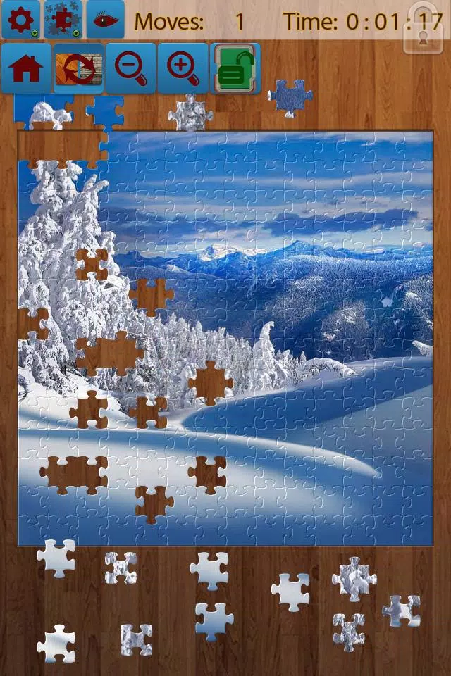 Snow Landscape Jigsaw Puzzles Captura de tela 1