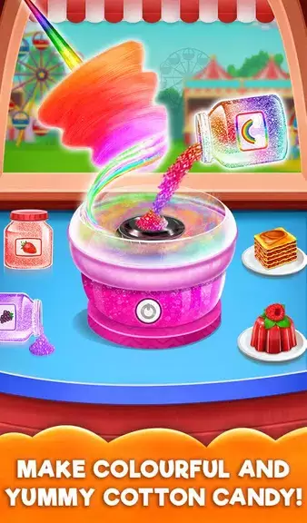 Cotton Candy Shop: Candy Maker Captura de tela 1