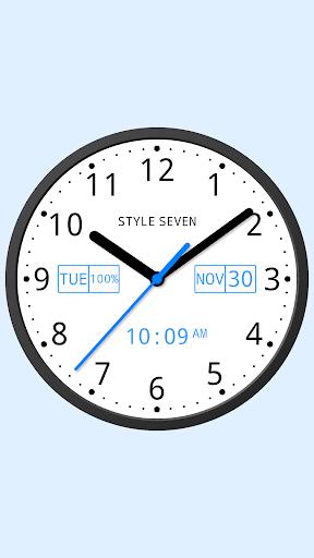 Light Analog Clock-7 Screenshot 2