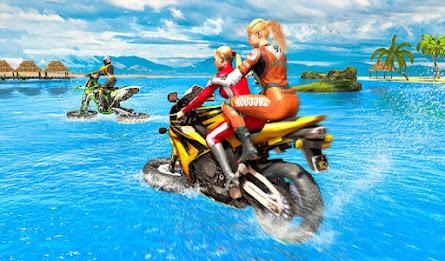 Water Surfer Racing In Moto Capture d'écran 2