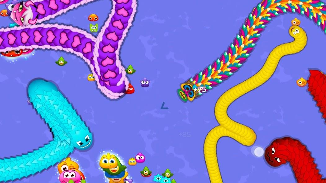 Worm Hunt - Snake game iO zone Mod Screenshot 2