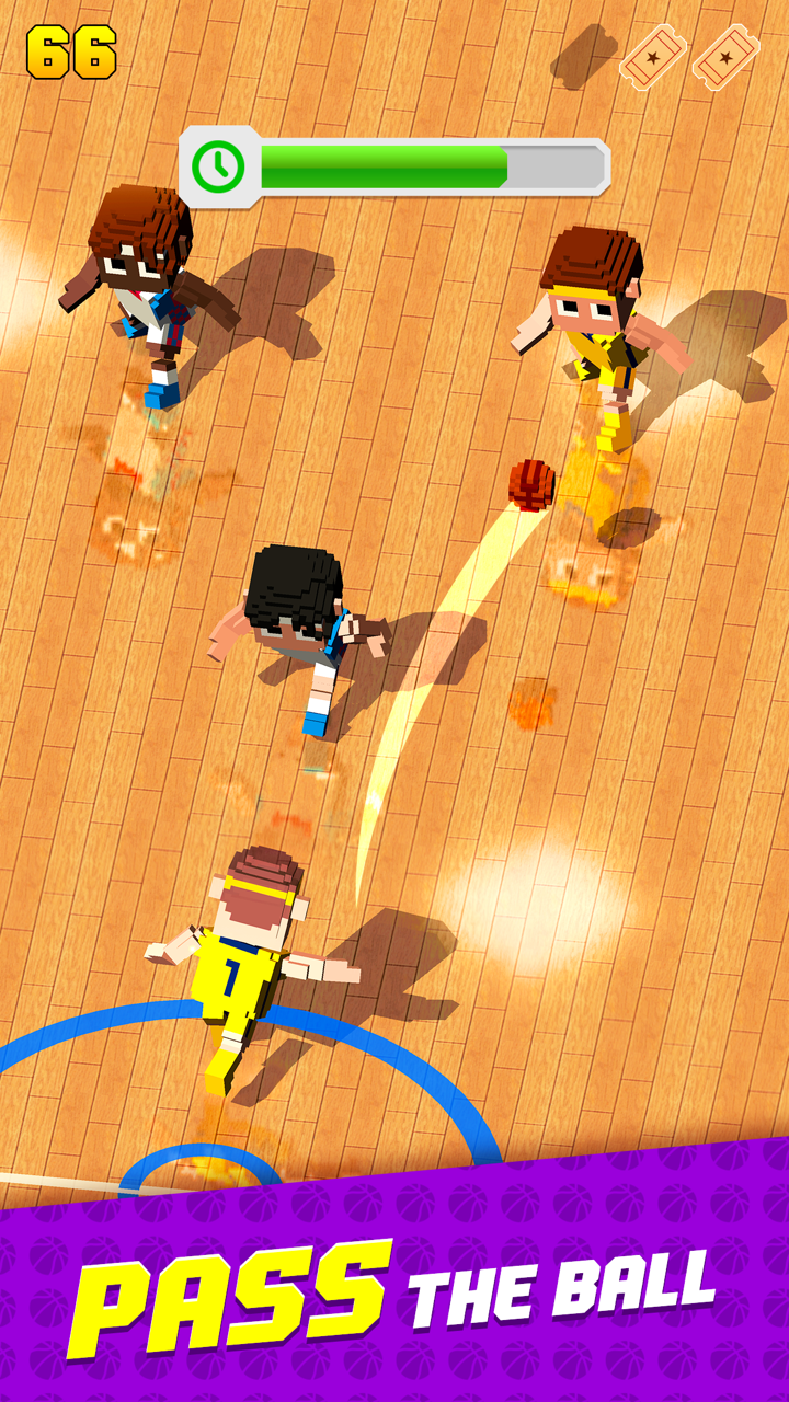 Blocky Basketball FreeStyle Capture d'écran 2