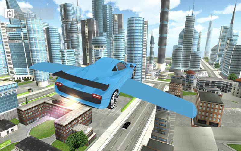 Flying Car Simulator Xtreme 3D Captura de tela 1