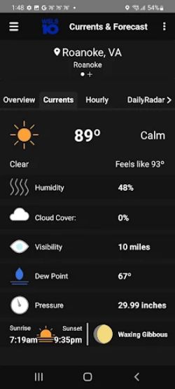 WSLS 10 Roanoke Weather স্ক্রিনশট 3