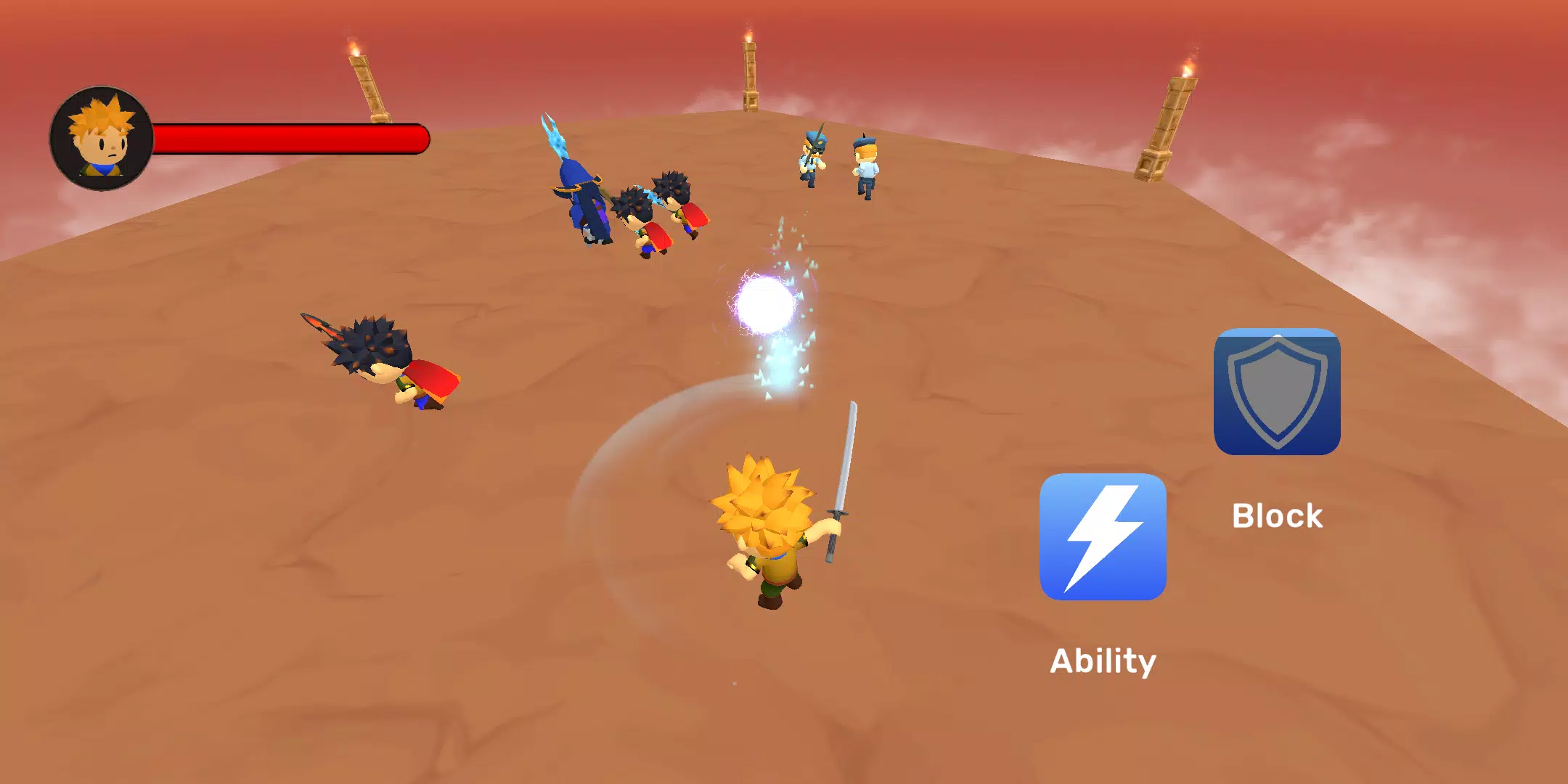 Blade Ball Dodgeball Battle Screenshot 1