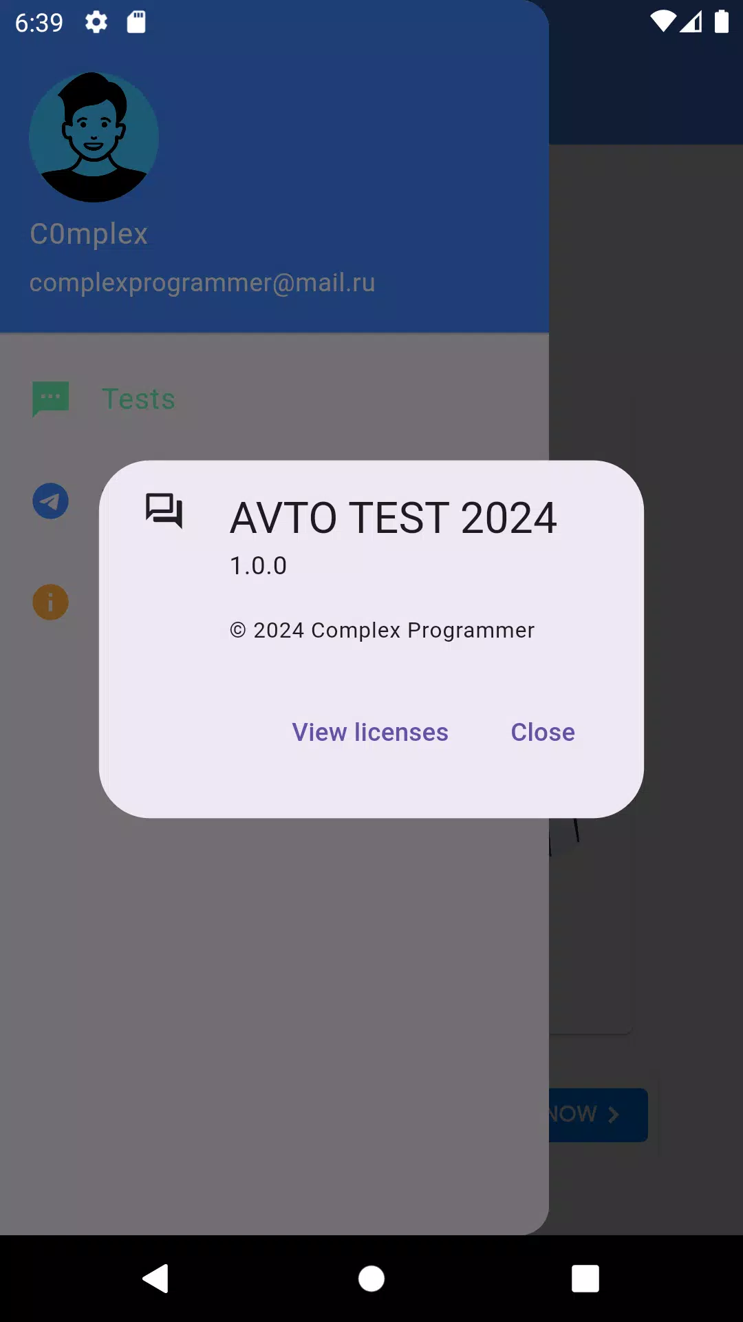 AVTO TEST 2024 Screenshot 3