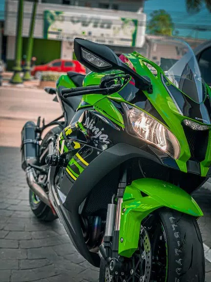 Kawasaki Ninja ZX10r Wallpaper स्क्रीनशॉट 4