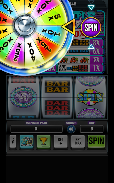 Diamond Triple Slots - Vegas Slots Captura de pantalla 1