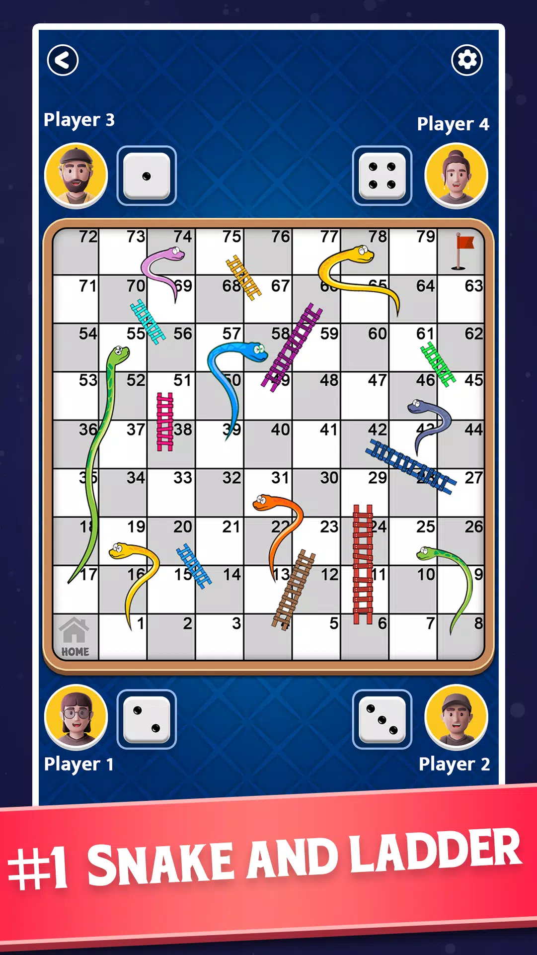 Schermata Snakes and Ladders - Ludo Game 2