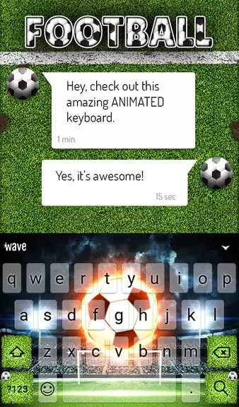 Football Keyboard & Wallpaper 스크린샷 3