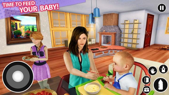 Single Mom Baby Simulator Ekran Görüntüsü 1