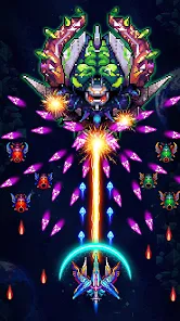 Galaxiga：经典的 80 年代街机射击游戏离线應用截圖第1張