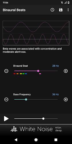 Binaural Beats Generator Capture d'écran 2