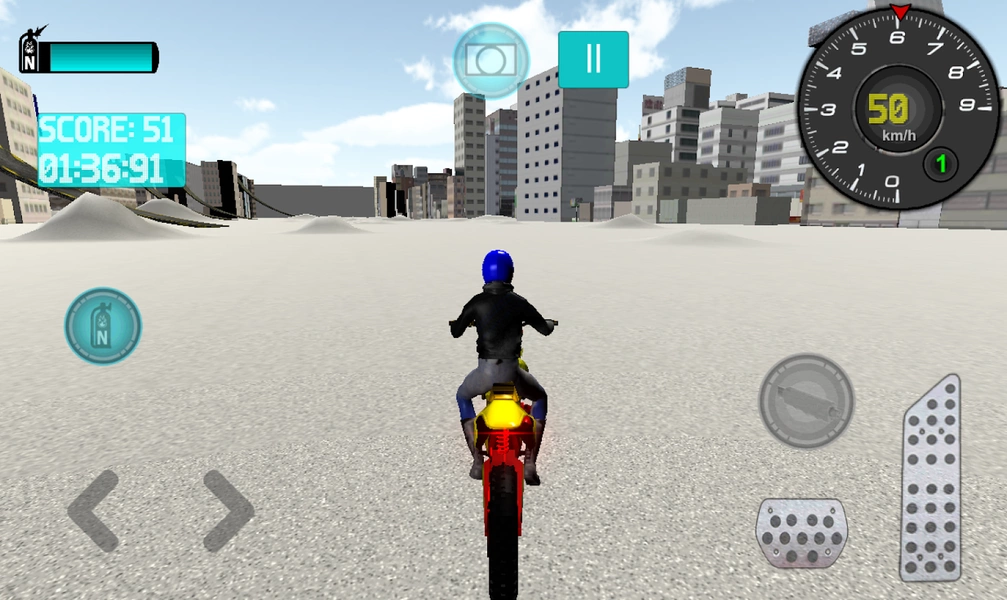 Motocross City Driver Captura de pantalla 1