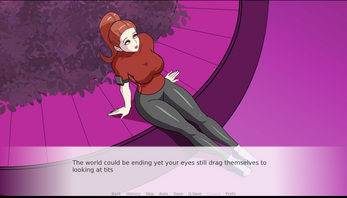 Pink World A Bimbofication Visual Novel Zrzut ekranu 3