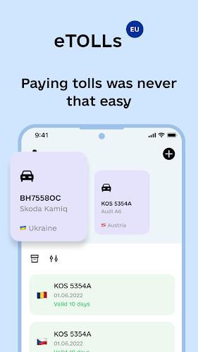 eTOLLs EU: Toll Payment & Maps スクリーンショット 1