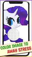 Pony Pixel Art Coloring Book應用截圖第2張