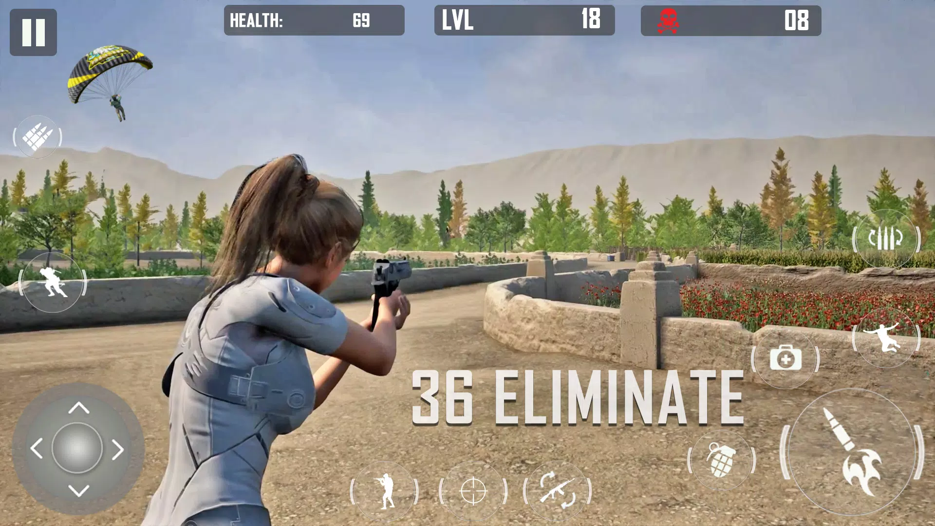 Squad Fire Gun Games - Battleg スクリーンショット 1