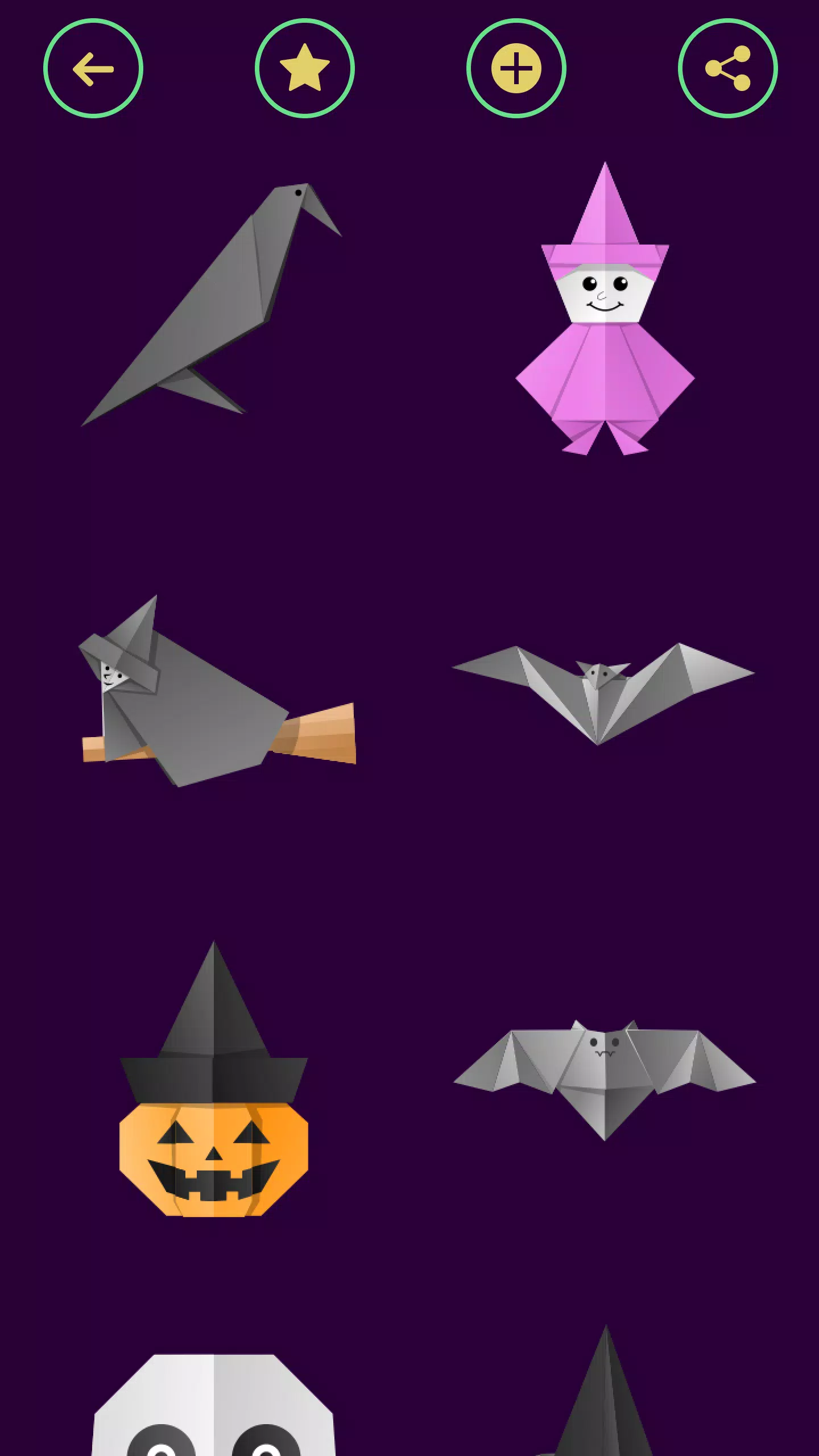 Origami Halloween Screenshot 3
