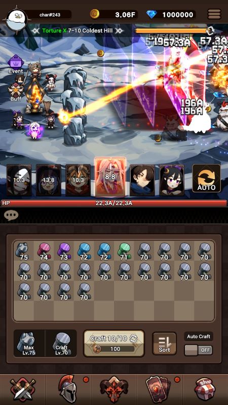 Schermata Mercenary Alliance: Pixel RPG 3