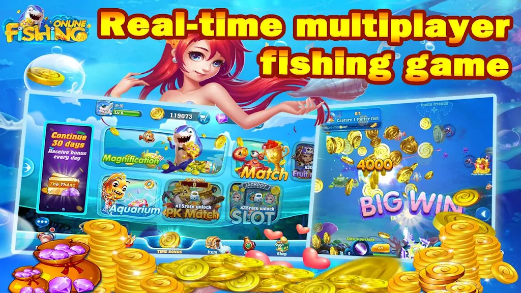 Fishing Online: Classic fish machine, free game ဖန်သားပြင်ဓာတ်ပုံ 2